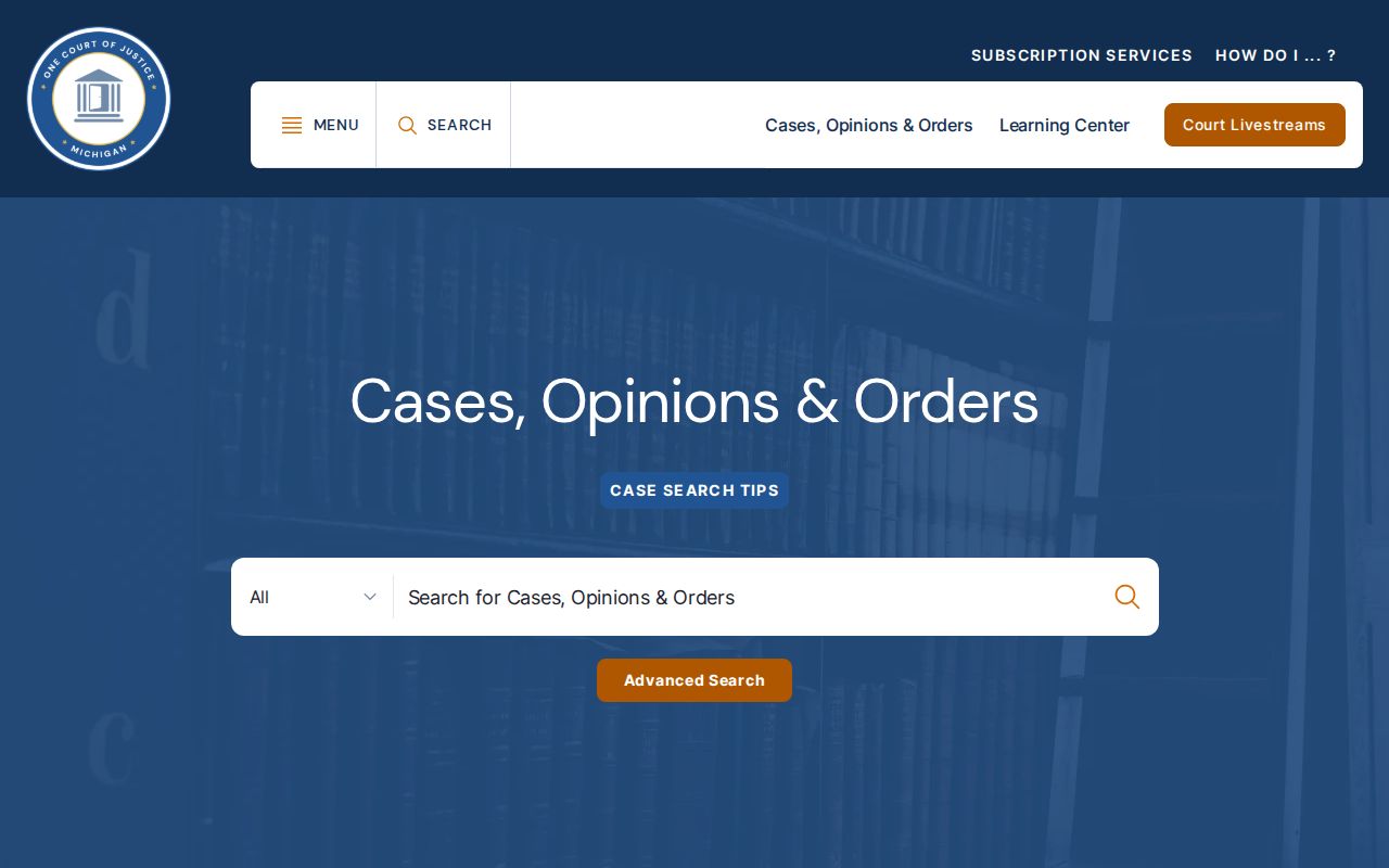 Michigan court guidance for older Lapeer County criminal case records